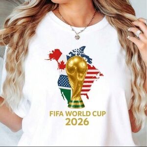 FIFA World Cup 2026 White Graphic Tee